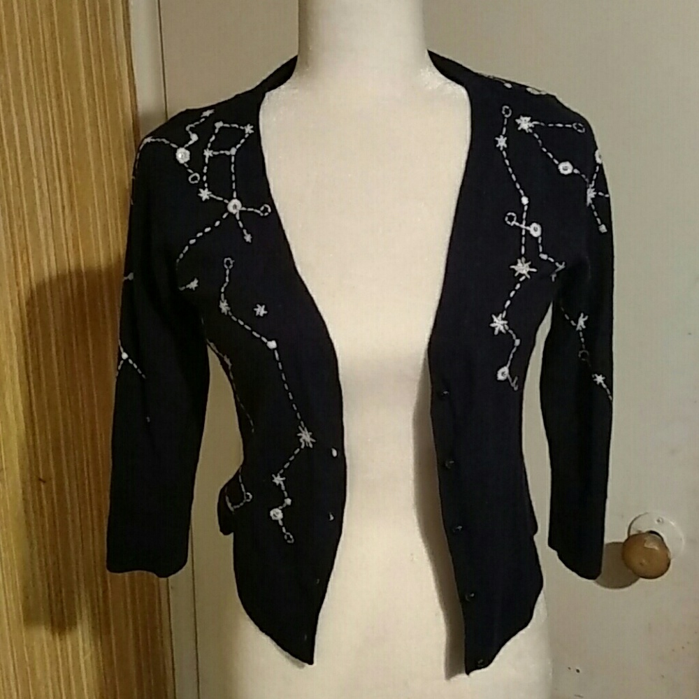 Moth Constellation cardigan